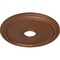 Ekena Millwork Diane Ceiling Medallion (Fits Canopies up to 5 3/8"), 18"OD x 3 5/8"ID x 1 1/8"P, Polished Copper CM18DIPOS - alternate 2
